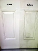 防盜門上面的小廣告可以用納米海綿清洗干凈么？