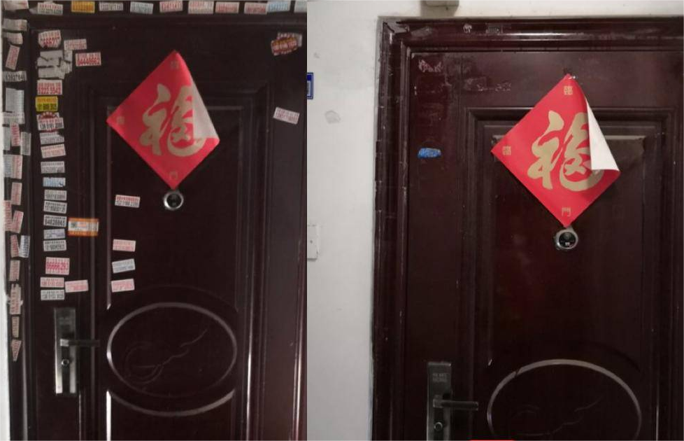 防盜門上的廣告貼紙?jiān)趺纯焖偃コ?？防盜安全門保養(yǎng)妙招